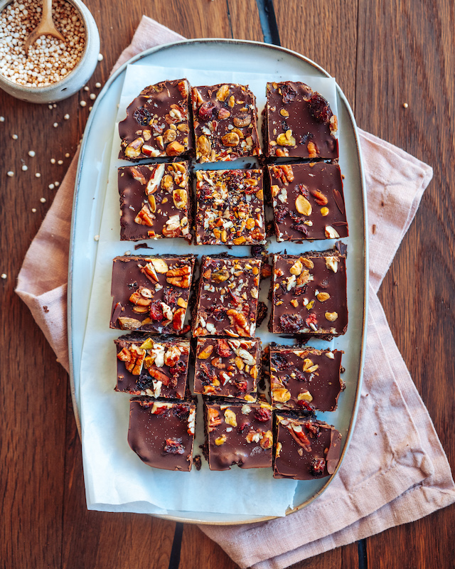 Platte vegane Brownies